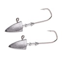 3.5G -20g sharp triangular lead hook original lead hook anti-hanging bottom crank hook Soft Bait Luya hook