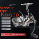 Kemailong Small Golf Luya Spinning Wheel Screw-in Tilt-mouth Fresh Water Remote Cast Bevel Shallow Wire Cup Micro Wheel