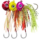 Weihe 40g-100g lead head bait boat fishing lead head hook deep sea bait hook bait color Weihai fishing gear