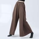 Modern Dance Suit Classical Loose Straight Wide Leg Daily Practice Pants Swing Pants Body Suit Women's Wear Chinese Dance Pants