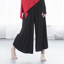 Modern Dance Pants Dance Pants Wide Leg Pants Black Practice Clothes Wide Songji Training Clothes Shape Modal Cropped Pants for Women