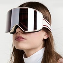 国际大牌同款滑雪镜全面真REVO镀膜眼镜可卡近视镜双层防雾/HX15