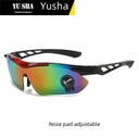 Yusha Riding Night Vision Sunglasses Men's and Women's Windshield Sports Glasses 8337 Outdoor Sunglasses