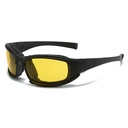 Men's outdoor riding women's sports skiing onion eye protection glasses CS tactical sunglasses sponge sunglasses