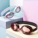 鑫航新款成人游泳眼镜可印刷LOGO带度数近视泳镜防水防雾现货跨境