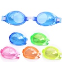 Children's swimming goggles for boys and girls students silicone waterproof anti-fog leisure swimming glasses