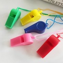 Sporting goods plastic whistle children's toys color cheer refueling referee whistle fans