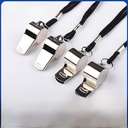 Factory supply sports whistle coach referee whistle lifeguard metal whistle stainless steel whistle