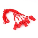 Factory supply environmental protection plastic whistle sporting goods color fans Whistle whistle blowing