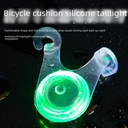 super bright portable bicycle cushion tail light outdoor camping lighting silicone warning light accessories factory