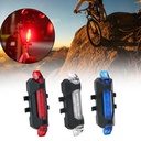 自行车灯led骑行警示装备USB充电用品山地单车配件自行车尾灯