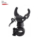 Bicycle double-buckle lamp holder quick release tool-free flashlight clip 360-degree rotating headlight fixing bracket riding photo