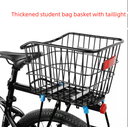 Spot bicycle basket rear basket folding bike student bag basket baby carriage rear car Blue Bicycle Accessories