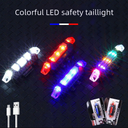 usb rechargeable bicycle warning tail light bicycle tail light outdoor riding LED bright bicycle light