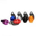 Riding equipment color aluminum alloy air nozzle cap mountain beauty mouth dust cap car bicycle valve cover