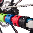 bicycle mountain bike rear fork front fork anti-collision rubber protection ring chain ring mountain bike equipment