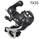 Mountain bike transmission TX35 rear derailleur road bike bicycle 6-speed 7-speed 8-speed eye dial riding parts