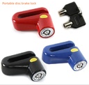 Bicycle lock mountain bike disc brake lock mini lock anti-theft lock mountain bike outdoor lock three colors