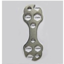 Bicycle External Hexagon Wrench Multifunctional Spanner Wrench Mountain Bike Repair Tool Multi-hole Torx Wrench