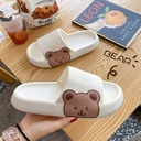 Slippers Women's Summer Korean-style Cute Cartoon Indoor and Outdoor Wear Non-slip Deodorant Dung Feeling Thick Slippers