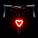 Mountain bike tail light charging road cycling night riding night running children's balance bike decoration work cross-country