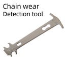 Bicycle chain Test caliper Road folding bicycle mountain bike chain wear replacement detection rail tool