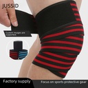 Sports Knee Pad Squat Weight Lifting Competitive Nylon Bandage Knee Pad Fitness Protector Weight Lifting Knee Support Strap Knee Pad