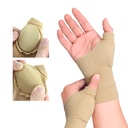 Wrist protection Palm men's and women's joint sports sprains elastic wrist strap warm cold-proof fitness half finger gloves