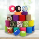 Factory self-adhesive bandage non-woven finger protection high elastic sports elastic pet bandage spot straight hair