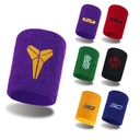 Knitted logo breathable NBA star wristband anti-twist shock-absorbing sweat-wiping wrist protection running pure cotton basketball wristband