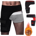 Full leg guards anti-muscle strain protection hip belt groin anti-strain sports thigh leg guards