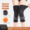 Graphene knee pads warm autumn and winter air conditioning room cold-proof non-slip Japan windproof self-heating knee pads old cold legs