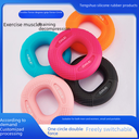 convex flat double strength grip ring finger activity strength trainer silicone sports fitness grip