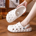 Summer women's thick hole shoes shit sense eva non-slip breathable outside slippers a generation of postage