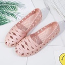 Summer Women's Net Sandals Women's Non-slip Breathable Nurse Work Sandals Soft Sole Mother Shoes Waterproof Hole Shoes