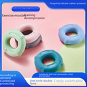 Spot convex stripe double strength grip hand strength sports fitness trainer silicone grip ring