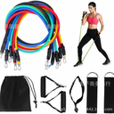 Factory direct supply multifunctional 11-piece tension rope tension belt elastic rope fitness set training Belt
