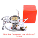 Changjinshan Blue Fire Copper Core Windproof Stove Outdoor Portable Camping Picnic Stove Head Split Gas Stove Camping Stove