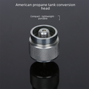 Propane gas tank adapter IPE adapter interface converter mapp gas tank adapter manp gas cylinder