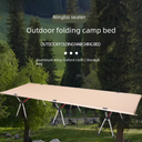 Outdoor camp bed lunch break bed heightened camping bed single folding bed camping camping bed stretcher