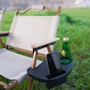 Outdoor Kermit Chair Side Storage Tray Recliner Chair Tray Camping Accessories Folding Universal Cup Holder Tool