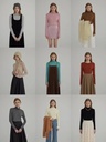 [Wang Fried Base B into Color] 11-color Base T-shirt Women's 13-line Fall/Winter Long Sleeve Jacket DN145