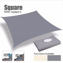 Outdoor sunshade sail in stock thick polyester Oxford cloth waterproof four-corner sail UV-proof canopy awning