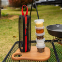 NOBANA Outdoor Spliceable Seasoning Bottle 5 PCE Set Travel Picnic Fishing Camping Barbecue Seasoning Box