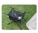 Outdoor Folding Table Egg Roll Camping Portable Aluminum Alloy Picnic Table Tactical Outdoor Self-driving Tea Table