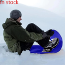 跨境户外自由式滑雪板PE料耐低温滑雪片滑草垫滑沙毯爬犁雪橇
