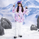 Children's Ski Suit Girls' Winter Outdoor Windproof Waterproof Warm Thickened Ski Suit