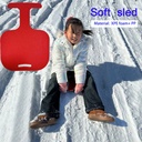 Outdoor Children's Simple Snow Soft Sledge Portable Small Attachable Foam Snowboard