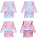 Children's Swimsuit Women's One-Piece Lolita Style Princess Swimsuit Small and Large Girls Boxer Skirt Swimsuit