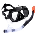 Large vision mask tempered glass diving goggles set snorkeling supplies semi-dry breathing tube equipment